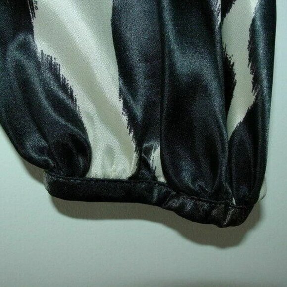 NWT PIAZZA SEMPIONE Multi Silk Long Sleeve Dress 40/6 - Picture 4 of 7